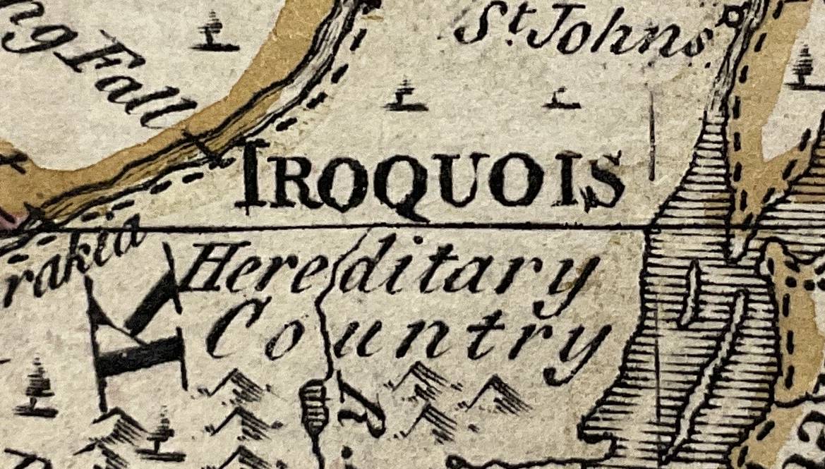 Detail from Bowen map of 1772
